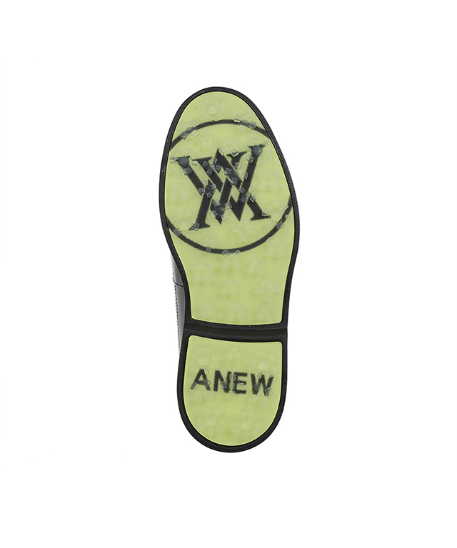 ANew Golf: Men's Camo Wingtip Brogue Shoes - Black - Anthony's Store